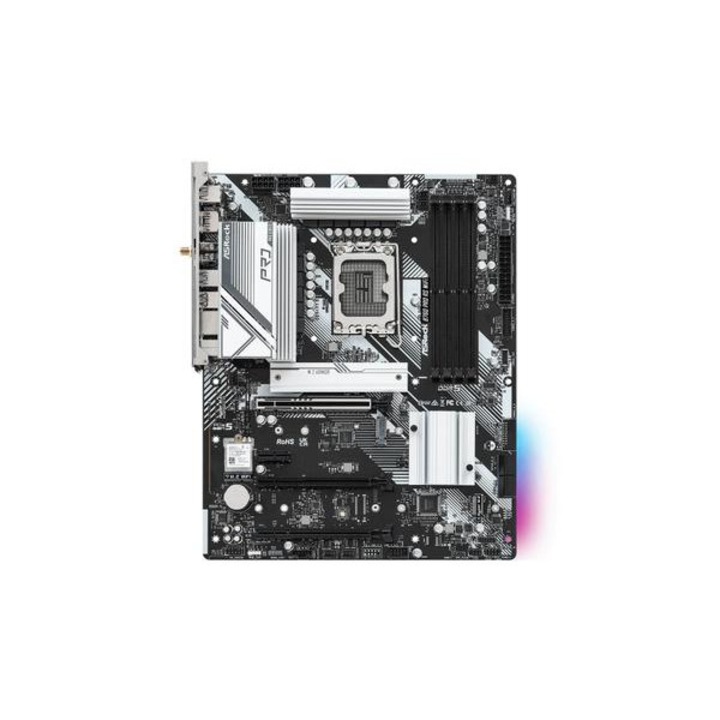 Дънна платка ASRock B760 Pro RS WiFi - Motherboard - ATX - LGA1700 Socket - B760 Chipset - USB 3.2 Gen 1, USB 3.2 Gen 2, USB-C 3.2 Gen2 - 2.5 Gigabit LAN, Bluetooth, Wi-Fi - onboard graphics (CPU required) - HD Audio (8-channel) B760PRORSWIFI