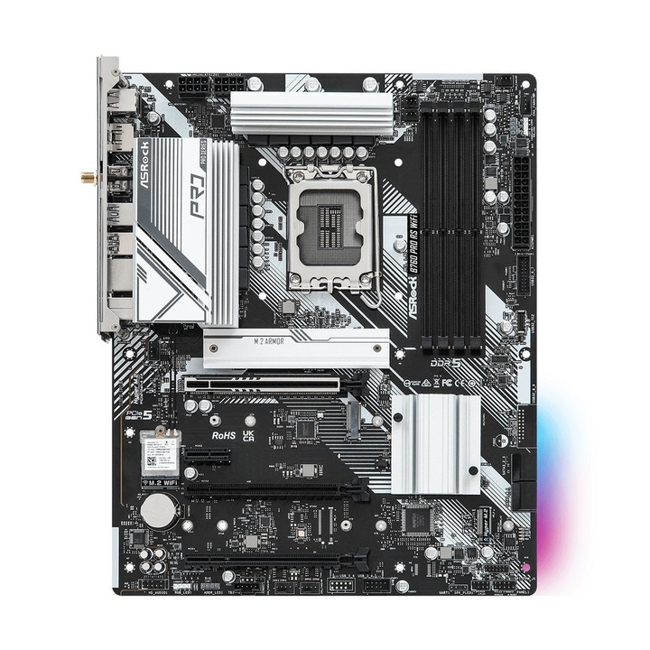 Placa de baza Asrock B450M/AC R2.0, Socket AM4, 4 sloturi DIMM, 244x244mm