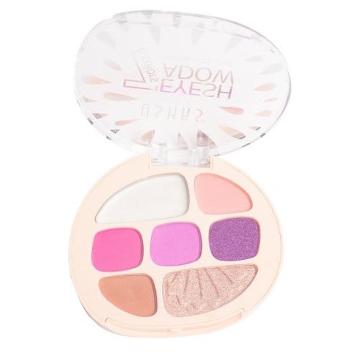 Paletta 7 szemhéjfesték, Ushas, lila, 04