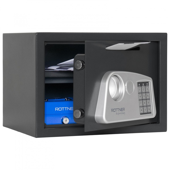 Seif mobila Jupiter3 electronic cu fanta 250x350X280mm antracit