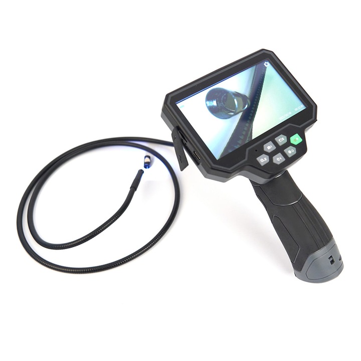 Camera video, HBM, endoscop, de inspectie, cu ecran LCD, 5 inch