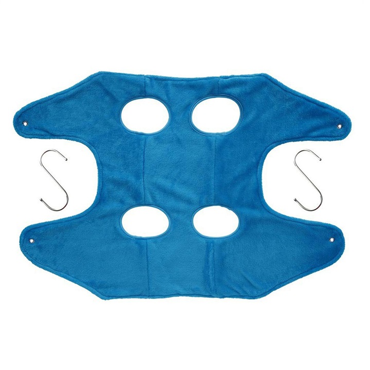 Hamac pentru pisici si caini mici, Material confortabil, Albastru, S