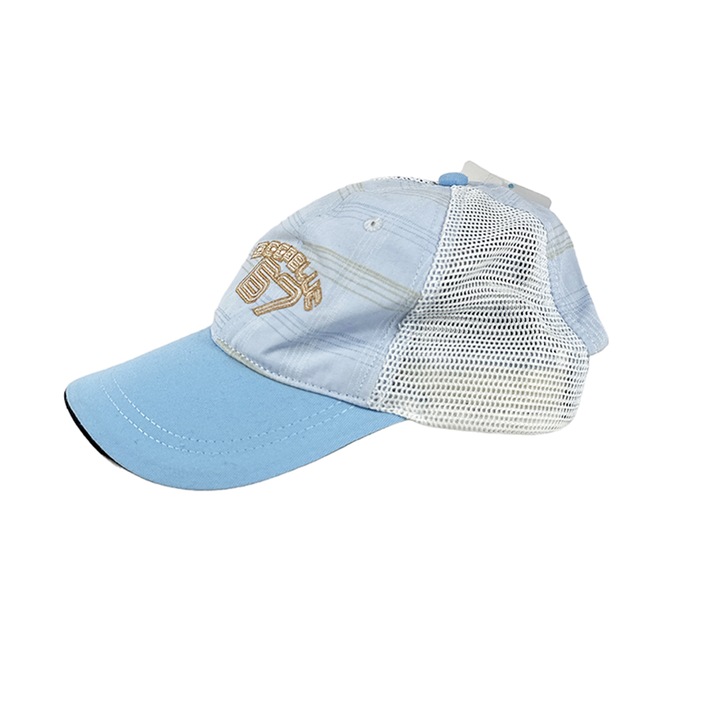 Детска шапка Scorpio 4003672-2, С мрежа, С бродерия, Тип бейзболна, Светлосин
