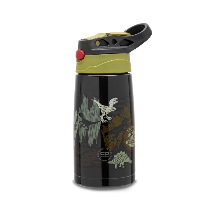 Sticla de apa Coolpack, Bono, Adventure park, 350 ml, Multicolor
