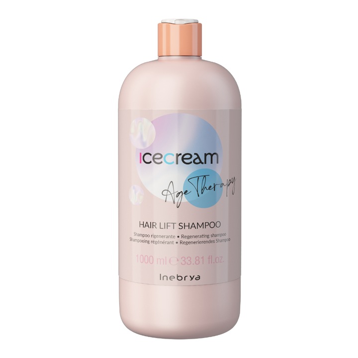 Inebrya Ice Cream Age Therapy Hair Lift Shampoo sampon hranitor pentru par matur 1000 ml