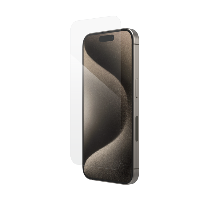 Стъклен протектор за iPhone 15 Pro, Прозрачен