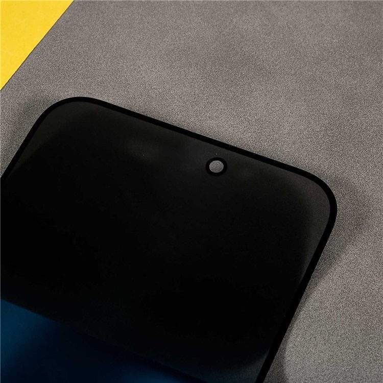 Folie protectie telefon, Tech Armor, Sticla, Privacy, Compatibil cu Apple iPhone 15 Plus, Negru