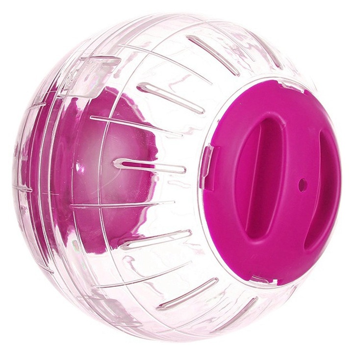 Minge pentru hamsteri, design respirabil, roz, plastic