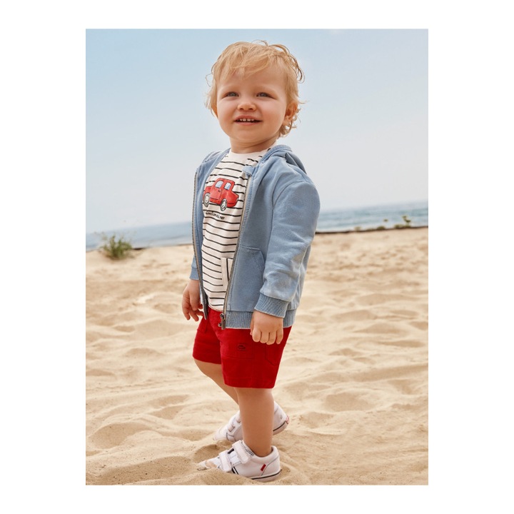 Hosszú nadrág, Mayoral, pamut, piros, 32105, Piros