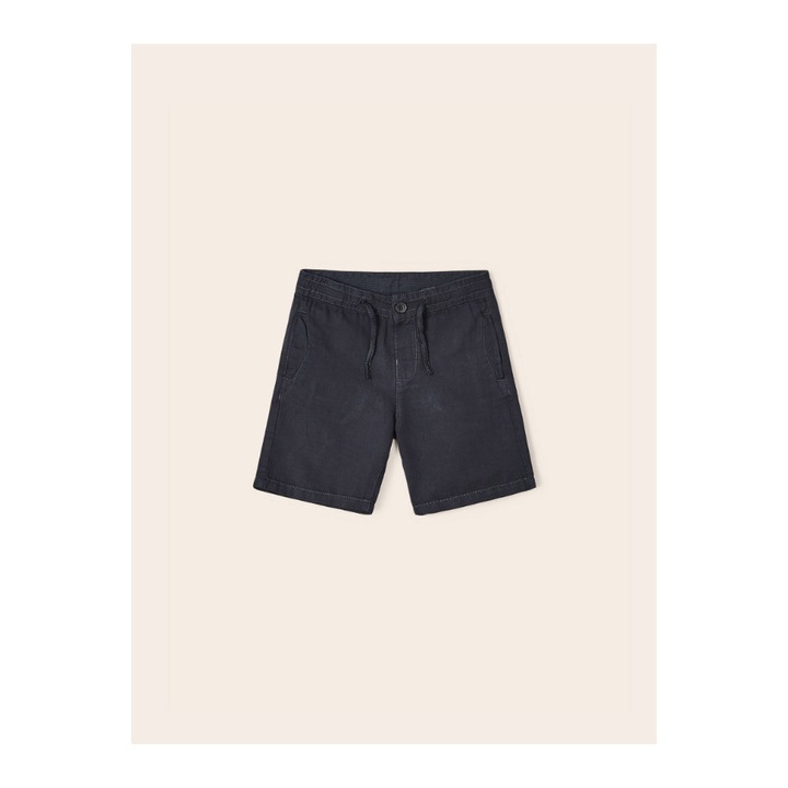 Hosszú nadrág, Mayoral, 302026500, pamut, poliészter, fekete, Fekete