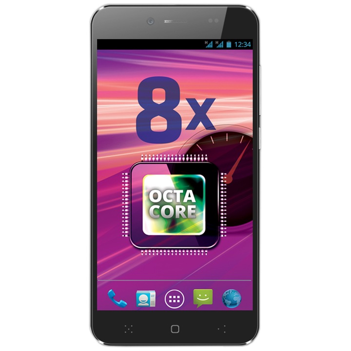 Telefon mobil Evolio X6, 16 GB, Dual SIM, White