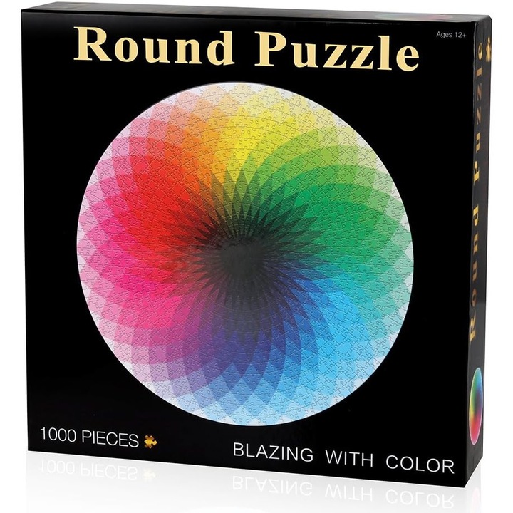 Kerek puzzle, QttvbTna, 1000 db, tarka