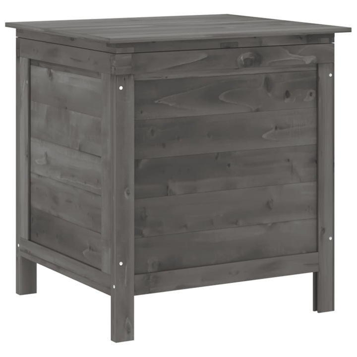 Градинска ракла vidaXL, Антрацит, 50x49x56,5 см, Чам масив, 5.38 Kg