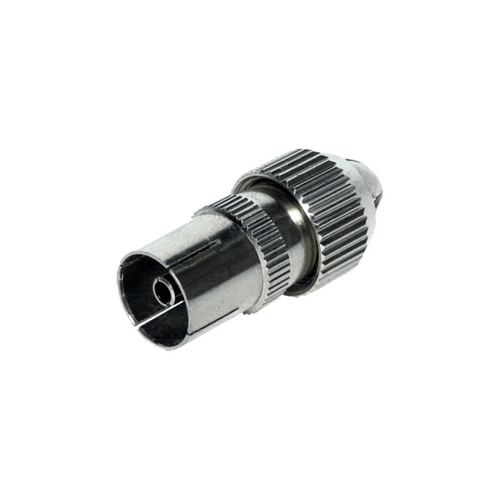 TV csatlakozó, fém, anya, 10 db / szett