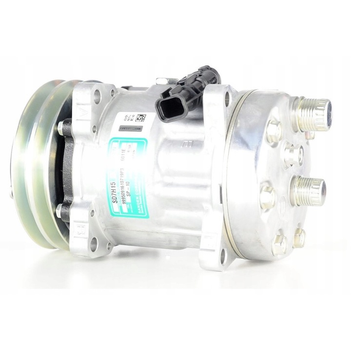 Compresor tractor Sanden SD7H15 6011, 2A, 132mm, 24V, KH, Negru