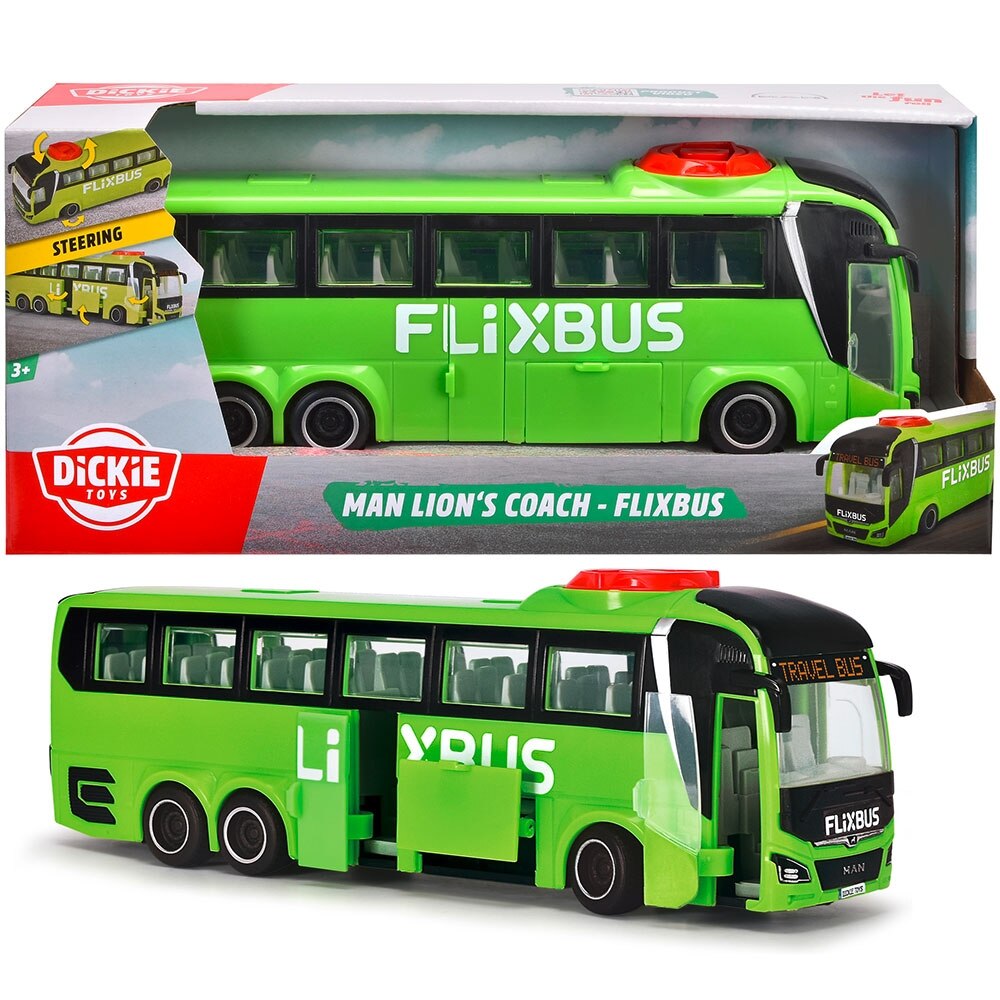 Dickie Toys MAN Lion s turistabusz 26 5 cm es z ld Flixbus eMAG.hu