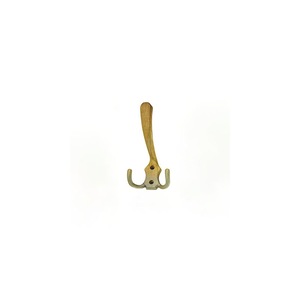 Small Single Brass Coat Hook