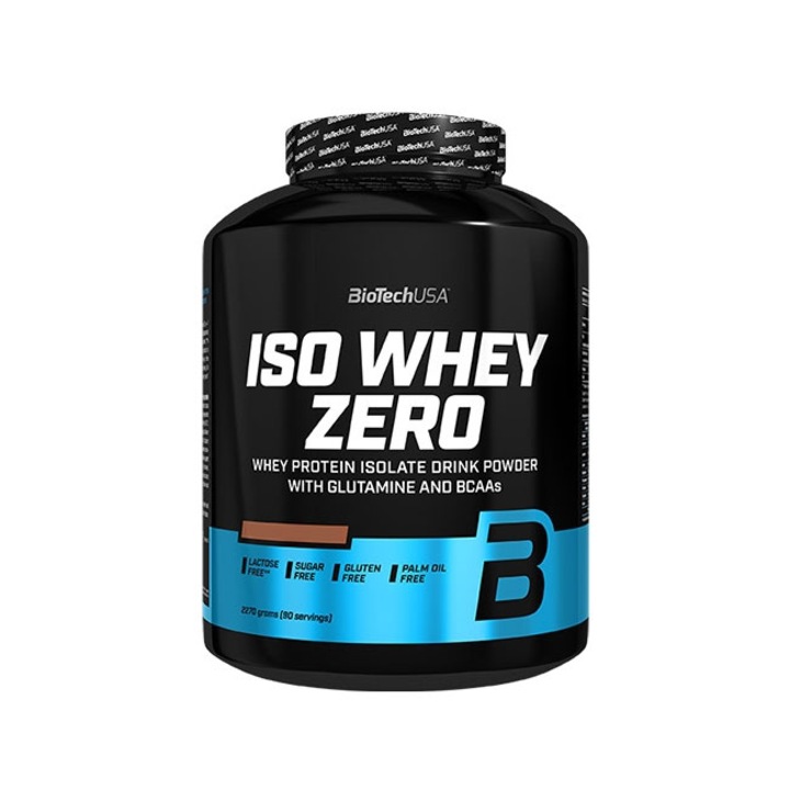 Суроватъчен протеин, Biotech Usa, Iso Whey Zero, карамел с фъстъчено масло, 2270 кг