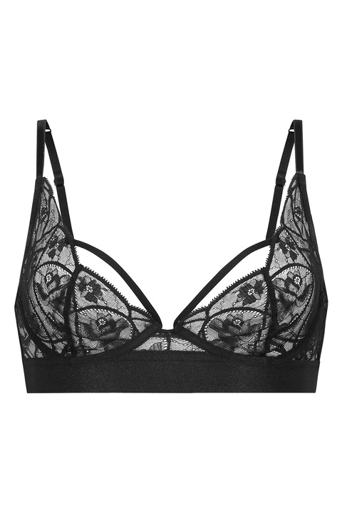 Hunkemoller, Сутиен Luna без подплънки, Черен, 80C