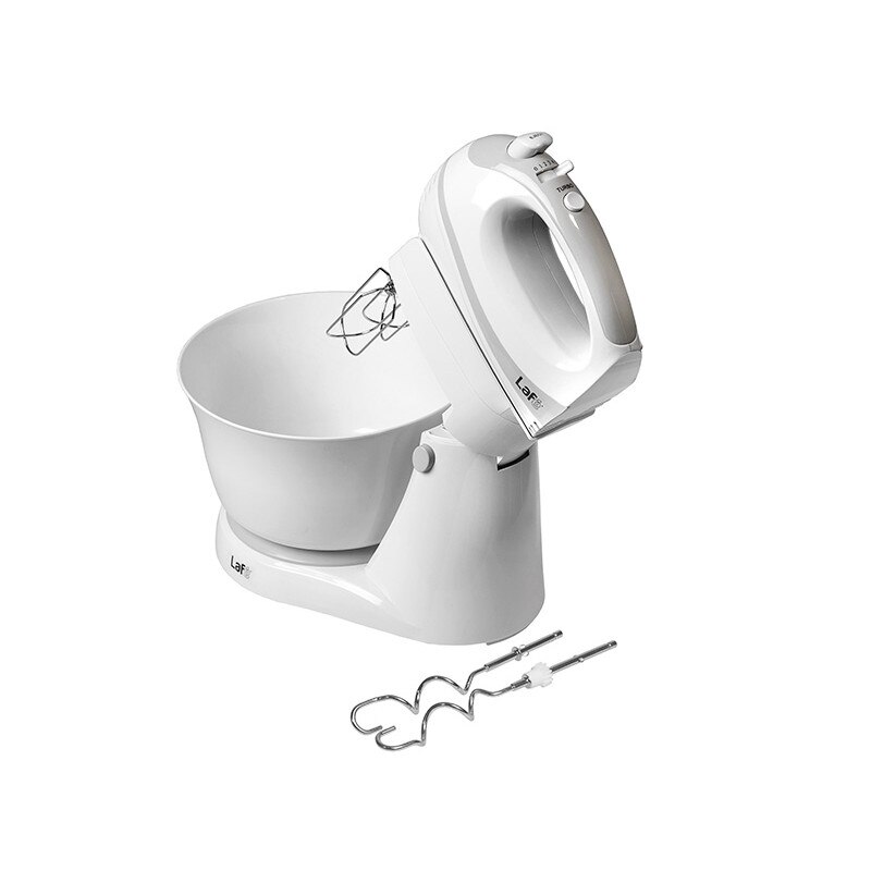 Mixer cu bol rotativ LAFE MRK002M, Alb - ELD00162
