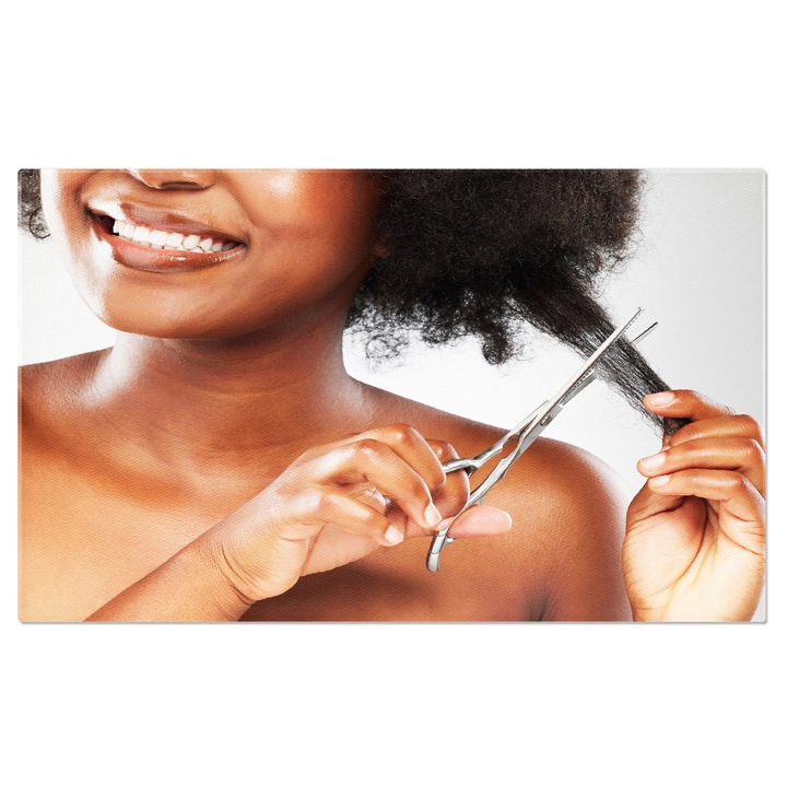 Tablou Canvas - Tuns si Stilizare: Frumusete si Eleganta 40x25CM