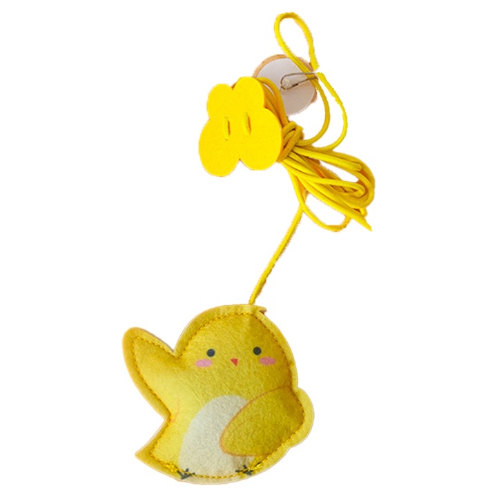 Играчка за котка, QttvbTna, модел кученце, жълто