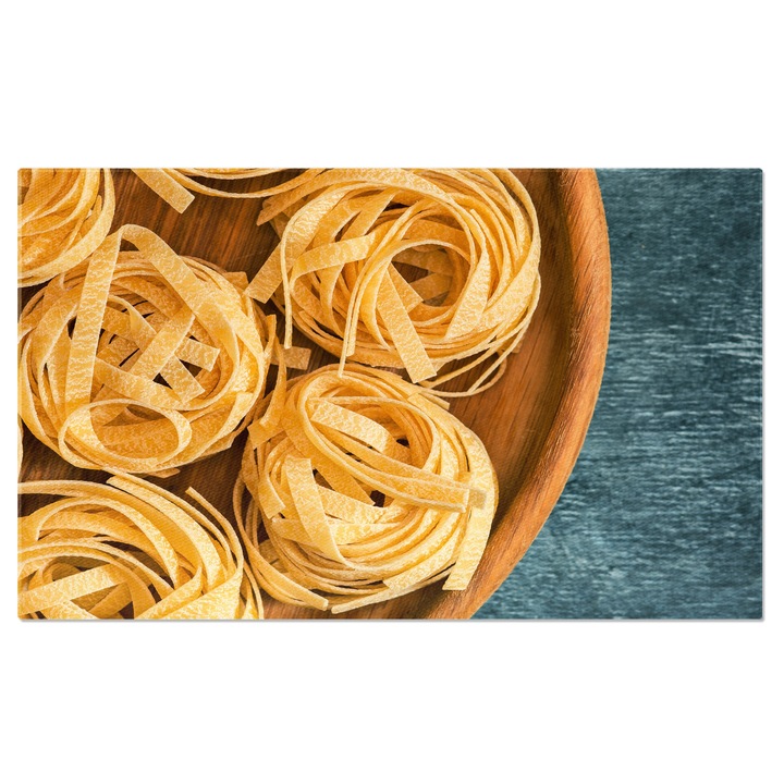 Tablou Canvas: Culinaria Italiana la Cea Mai Buna Forma: Pastele Uscate si Ingrediente Fine 40x25CM