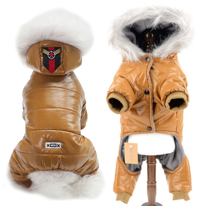 Яке за кучета, QttvbTna, Кафяво, L