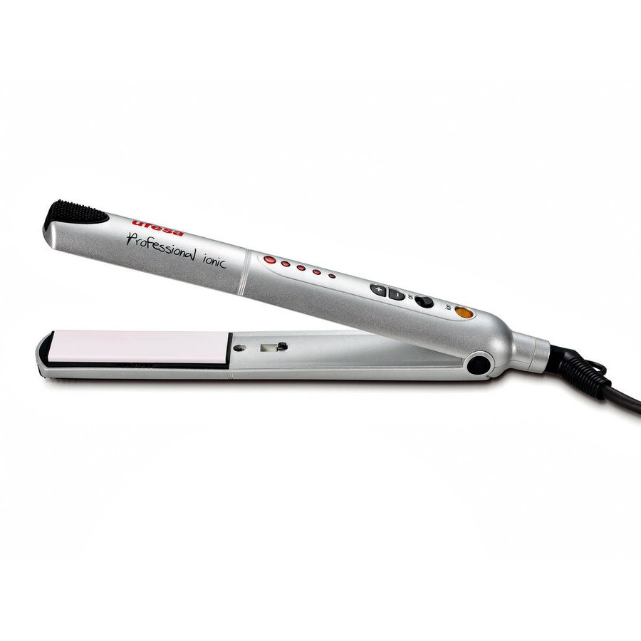 Placa de indreptat parul Ufesa PP5135 Professional Ionic, 170 W, Tehnologie ionica, Argintiu