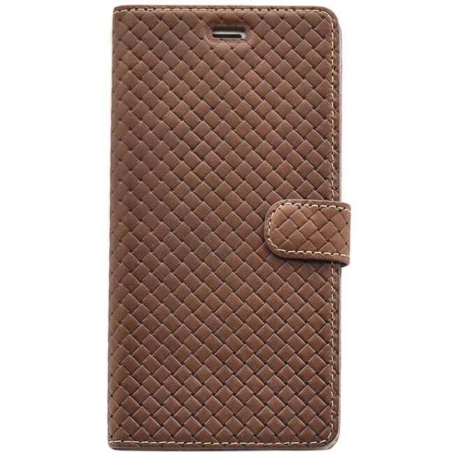 Husa de protectie Tellur Book, Cross, piele, pentru Huawei P9 Lite, Maro