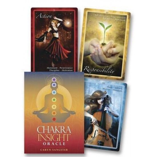 Chakra Insight Oracle: A Transformational 49-Card Deck - Caryn Sangster (Author)