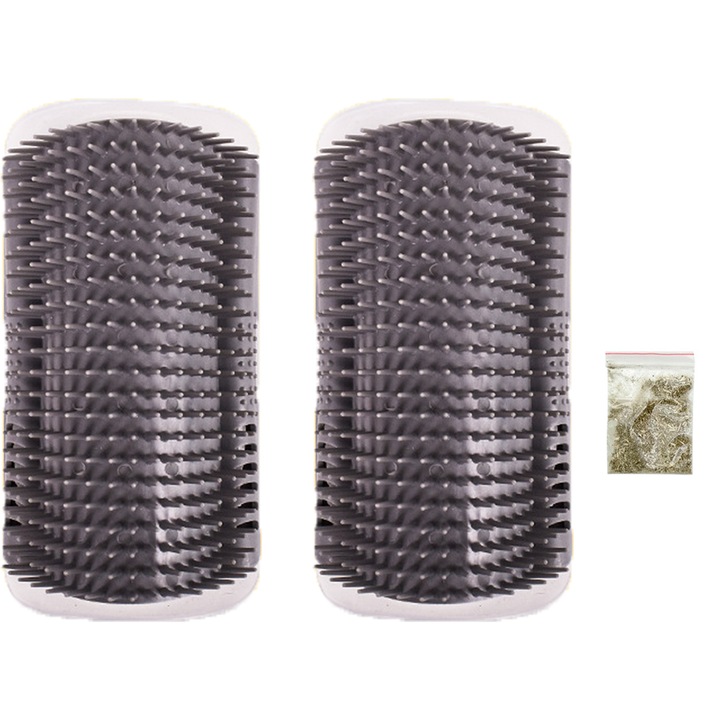 Önápoló kefe QttvbTna sarokba, ökológiai műanyag, falra szerelhető, sokszínű