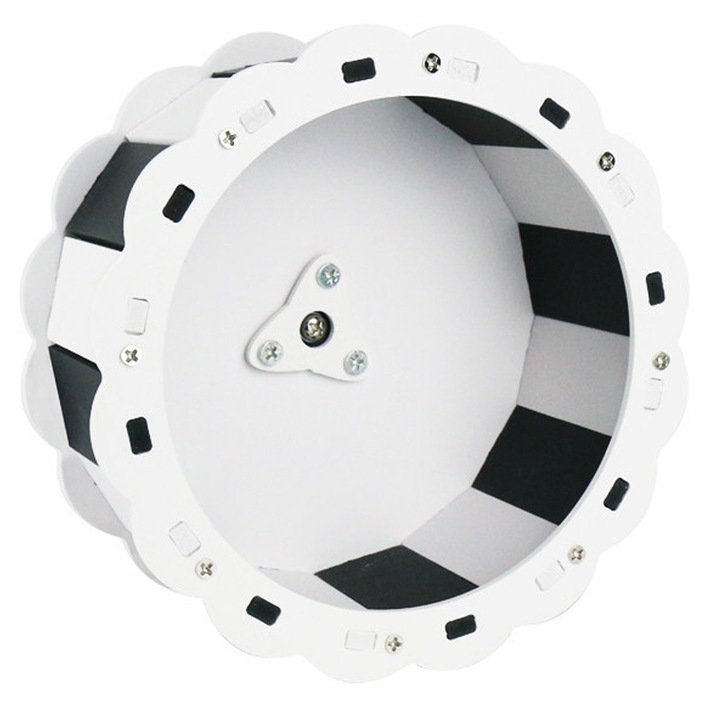 Jucarie cu roata de hamster, Jormftte, Silentioasa, Alb