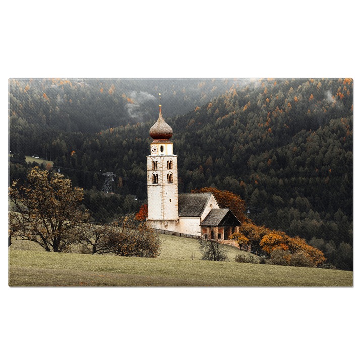 Tablou Canvas: Peisaje Magice in Dolomiti - Toamna in Natura 100x70CM
