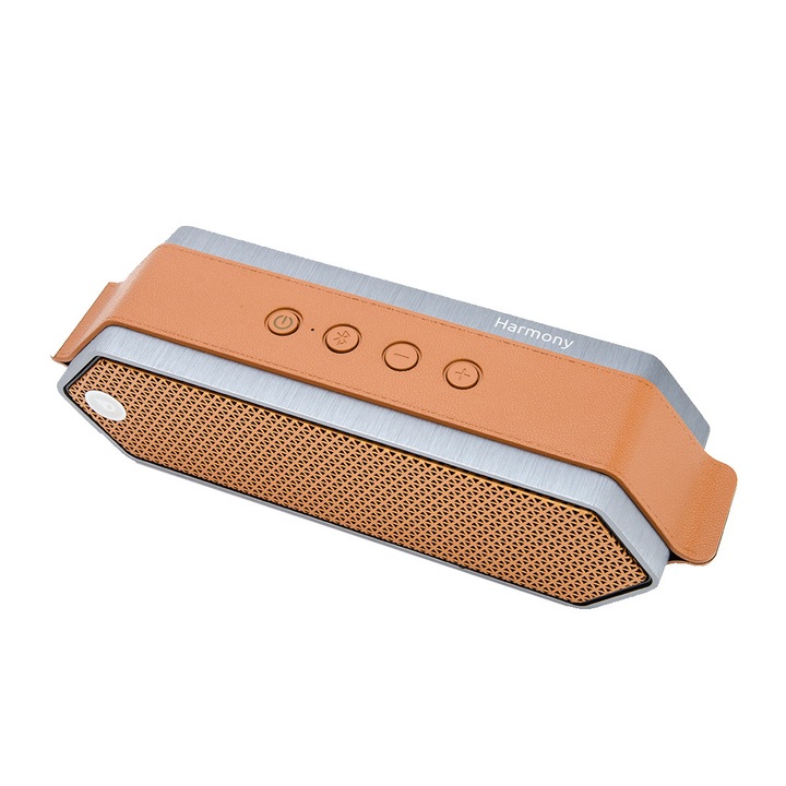 Boxa portabila wireless bluetooth 4.0, 16 W RMS, Harmony Dreamwave, Orange
