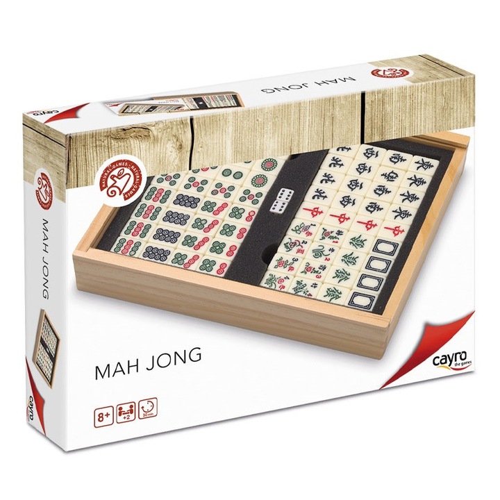 Настолна игра Mah Jong, Brown, 8г