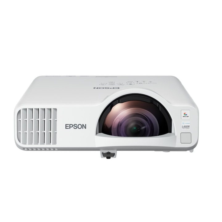 Видео проектор Epson EB-L210SF, 1920 x 1080 пиксела, 16:9, 4000 lm, 3LCD, 20000 ч, Wi-Fi, Бял