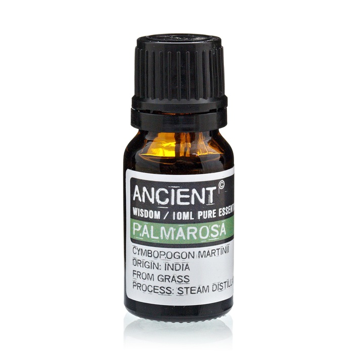 Ulei Esential de Palmarosa, aromaterapie, puritate 100%, nediluat, 10 ml