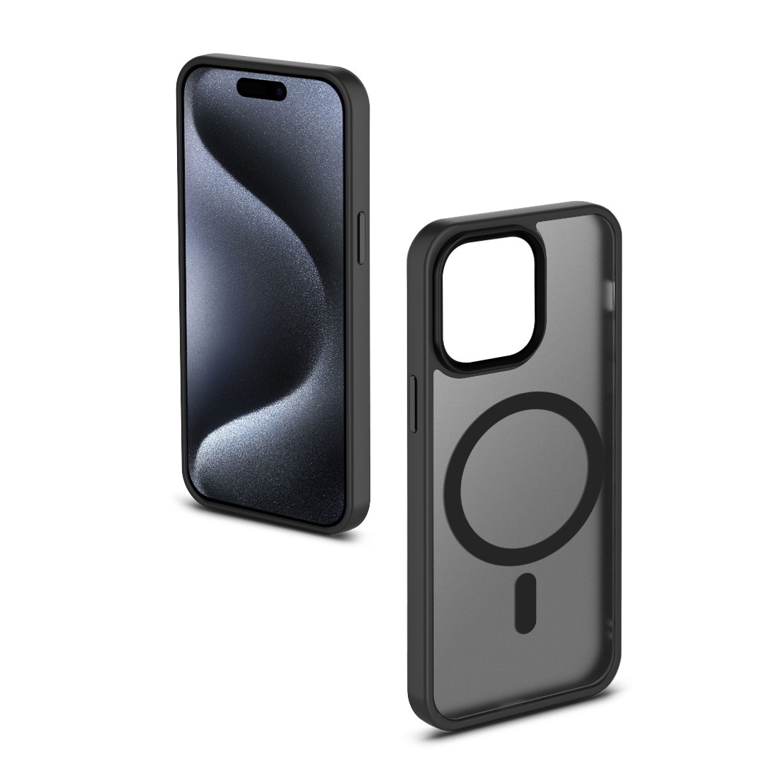 Husa de Protectie, Compatibila Apple iPhone 15 Pro Max, Doctor Shield Fantom, MagSafe - Negru