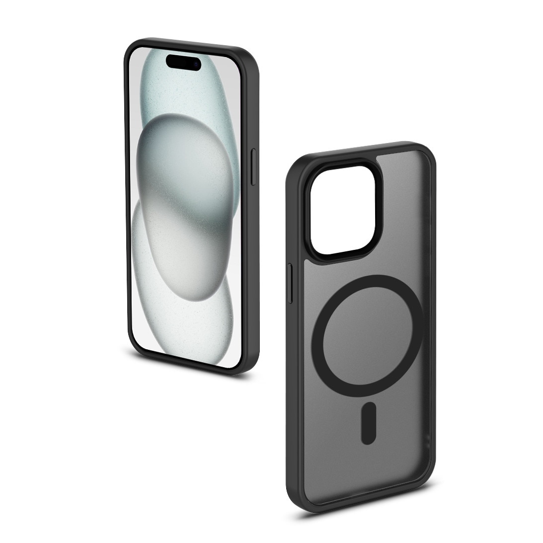 Husa de Protectie, Compatibila Apple iPhone 15, Doctor Shield Fantom, MagSafe - Negru