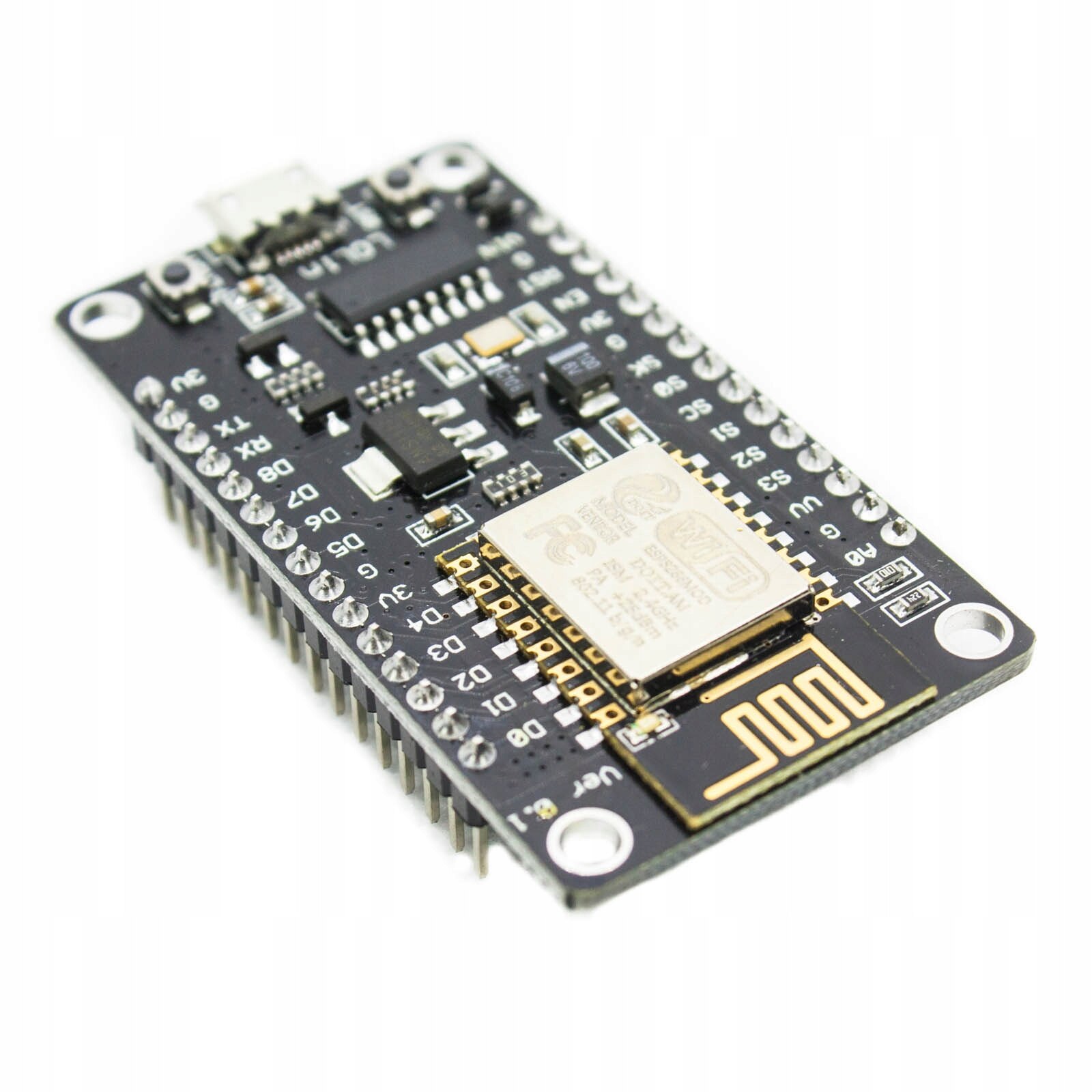 Modul WiFi NodeMCU V3, ESP8266, 4MB FLASH, Micro-USB, 58x30mm - eMAG.ro