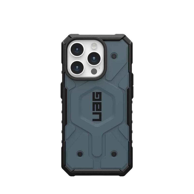 Husa de protectie UAG Pathfinder Magsafe pentru iPhone 15 Pro, Cloud Blue
