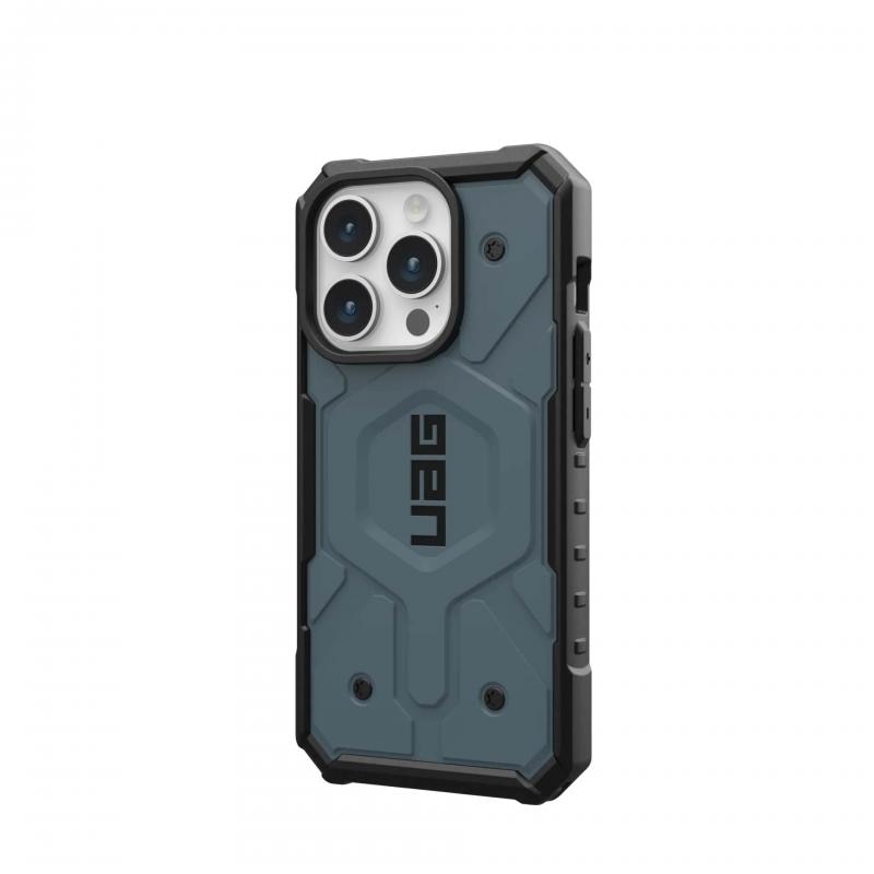 Husa de protectie UAG Pathfinder Magsafe pentru iPhone 15 Pro, Cloud Blue