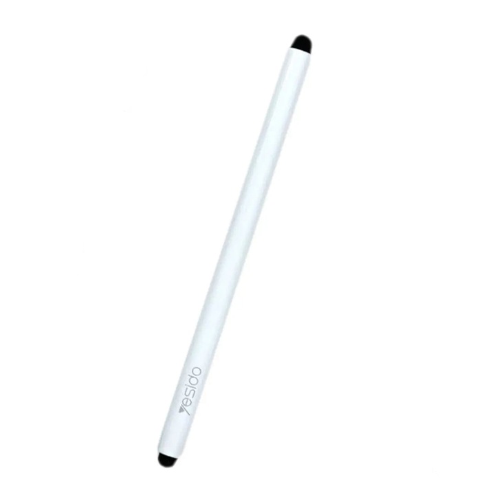 Stylus Pen Universal din Aliaj de aluminiu Yesido, ST01, Alb