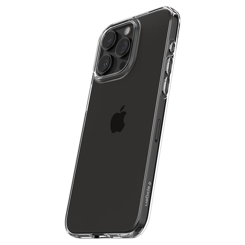 Carcasa Spigen Crystal Flex compatibila cu iPhone 15 Pro Max Crystal Clear