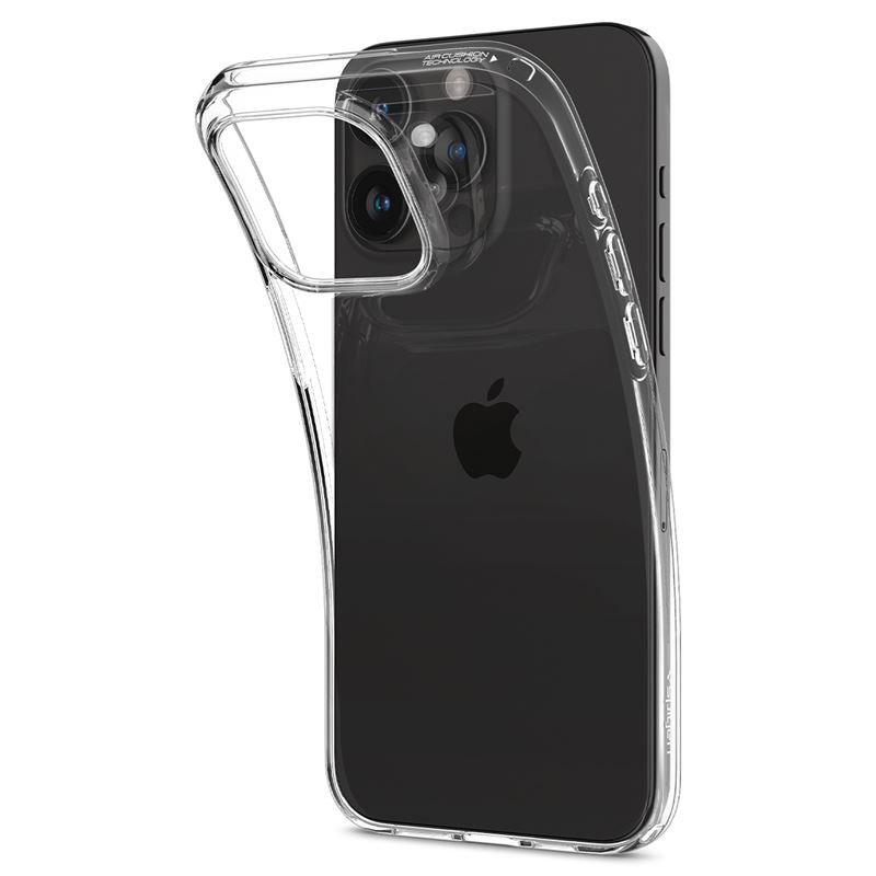 Carcasa Spigen Crystal Flex compatibila cu iPhone 15 Pro Max Crystal Clear