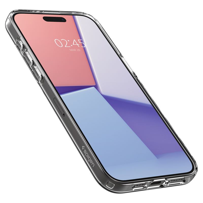Carcasa Spigen Crystal Flex compatibila cu iPhone 15 Pro Max Crystal Clear