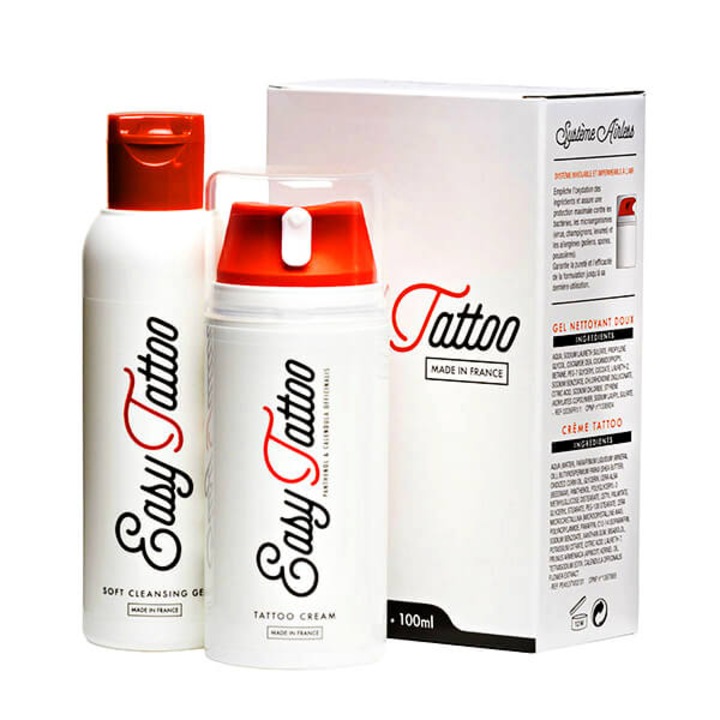 Tattoo ápoló szett krém + gél, Easy Tattoo, 125/100 ml