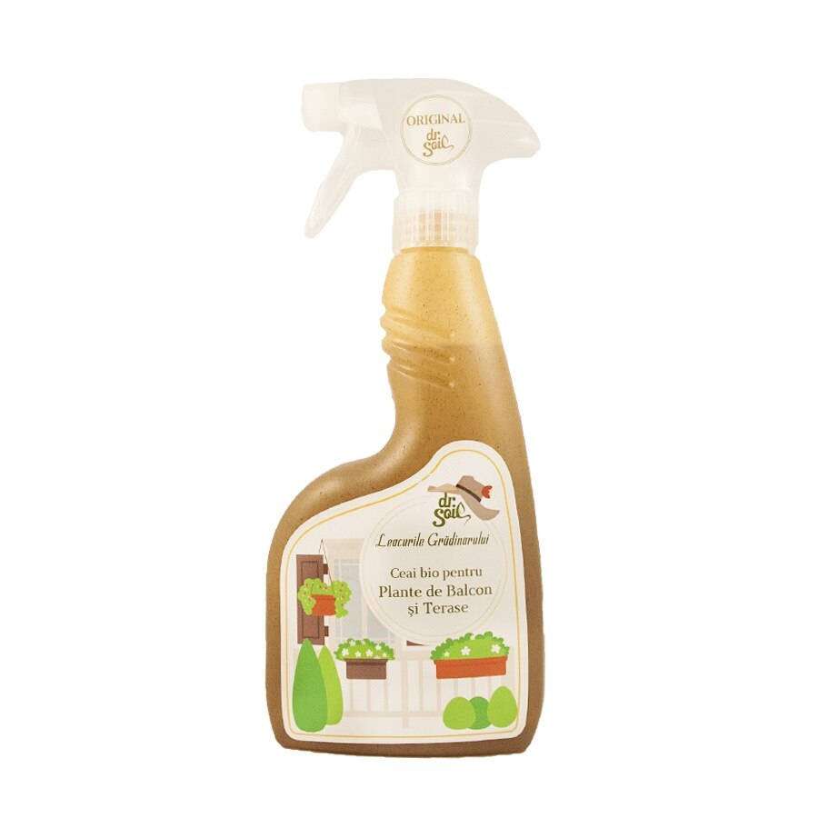 Ceai BIO pentru plante de balcon si terase (Spray 500ml)