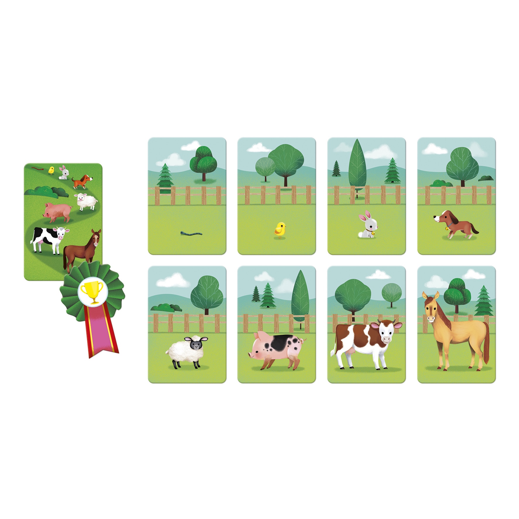 Joc de carti, La ferma